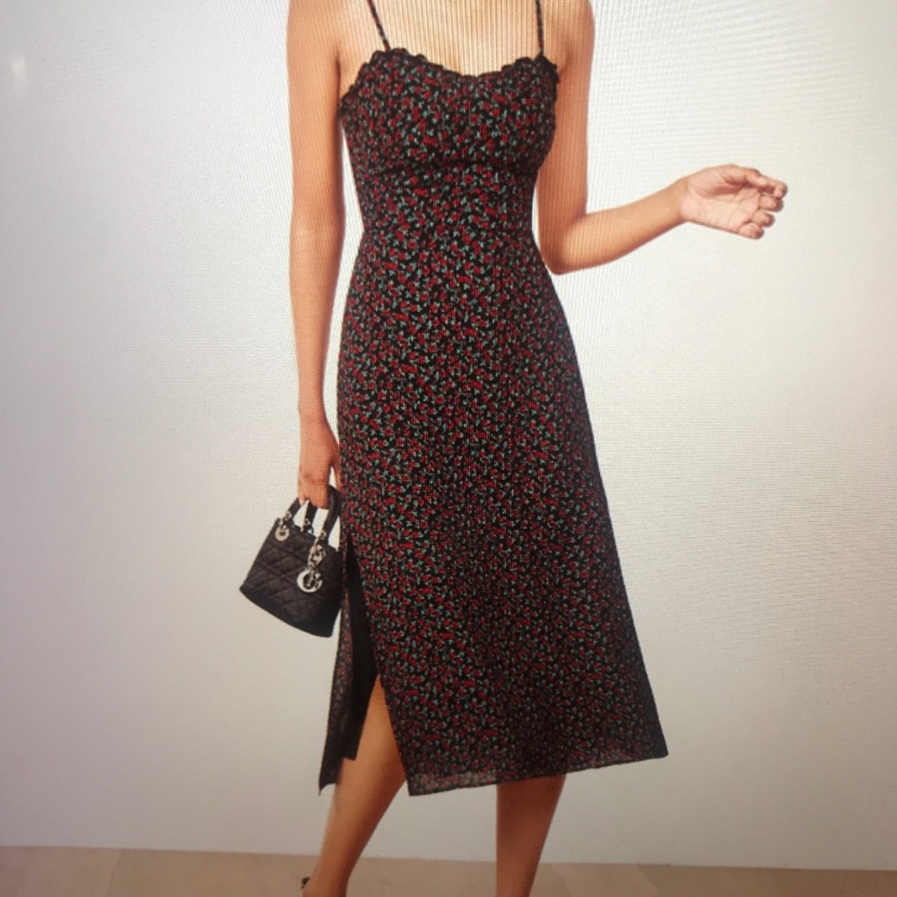 Reformation Floral Midi dress sz 2